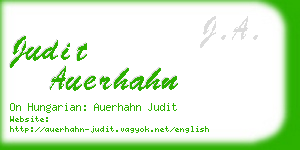 judit auerhahn business card